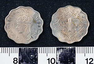 Thumbnail of Coin: British India, 1 Anna ()