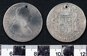 Thumbnail of Coin: Kingdom of Spain, 4 Reales (1965.01.0072)
