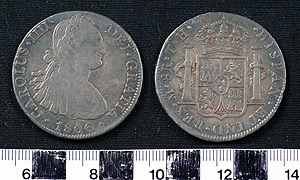 Thumbnail of Coin: Kingdom of Spain, 8 Reales (1965.01.0073)