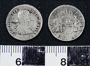 Thumbnail of Coin: Kingdom of Spain, 1/2 Reale  (1965.01.0074)