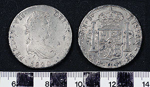 Thumbnail of Coin: Kingdom of Spain, 8 Reales (1965.01.0075)