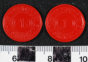 Thumbnail of Tax Token: Missouri Sales Tax Receipt, 1 Mill (1971.29.0007)