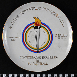 Thumbnail of Commemorative Plate for the  IV Pan American Games (1977.01.0012)