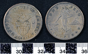 Thumbnail of Coin: Philippines U.S. Territory, 1 Peso (1977.10.0002)