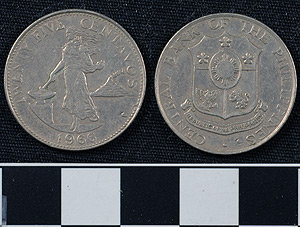 Thumbnail of Coin: Republic of the Philippines, 25 Centavos (1977.10.0013)