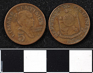 Thumbnail of Coin: Republic of the Philippines, 5 Sentimos (1977.10.0014)