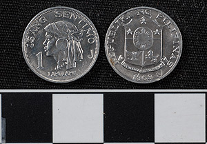 Thumbnail of Coin: Republic of the Philippines, 1 Sentimo (1977.10.0015)