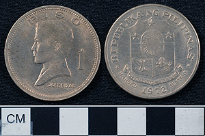Thumbnail of Coin: Republic of the Philippines, 1 Piso (1977.10.0016)