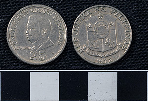Thumbnail of Coin: Republic of the Philippines, 25 Sentimos (1977.10.0017)