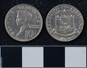 Thumbnail of Coin: Republic of the Philippines, 10 Sentimos (1977.10.0019)