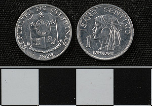 Thumbnail of Coin: Republic of the Philippines, 1 Sentimo (1977.10.0020)