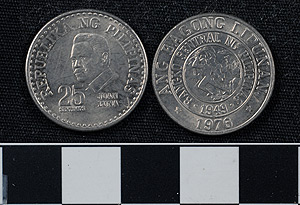Thumbnail of Coin: Republic of the Philippines, 25 Sentimos (1977.10.0026)