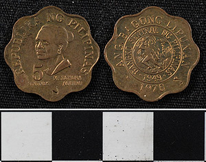 Thumbnail of Coin: Republic of the Philippines, 5 Sentimos (1977.10.0029)