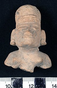 Thumbnail of Figurine Fragment: Female Head and Bust (1983.06.0010)