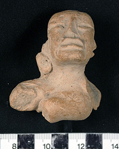 Thumbnail of Figurine Fragment: Female Head and Bust (1983.06.0011)