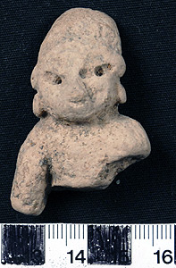 Thumbnail of Figurine Fragment: Head and Partial Torso (1983.06.0035)