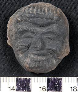 Thumbnail of Male Figurine Fragment: Head (1983.06.0064)