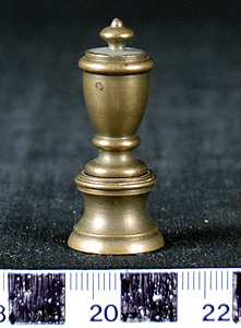 Thumbnail of Rabbi’s Study Lamp, Shabbat Candelabra: Finial (1996.04.0004N)