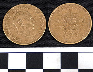 Thumbnail of Coin: Denmark: 1 Krone (2007.06.0010)