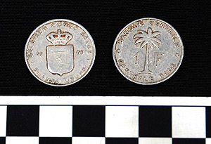 Thumbnail of Coin: Belgian Congo: 1 Franc (2007.06.0024)