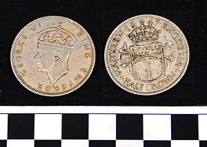 Thumbnail of Coin: Rhodesia: Half-Crown (2007.06.0028)