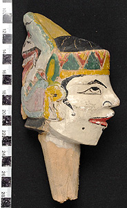 Thumbnail of Wayang Golek Puppets: Puppet Head (2007.08.0032V)