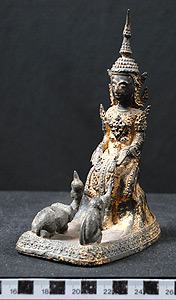 Thumbnail of Figurine: Buddha in Jungle (2007.08.0033)
