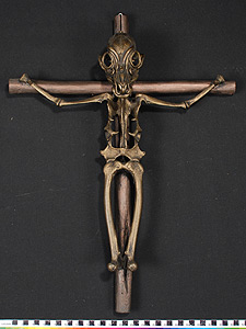 Thumbnail of Crucifix Bone Sculpture (2007.08.0055)