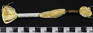 Thumbnail of Rayon Skein: Yellow  (2007.11.0011D)