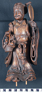 Thumbnail of Okimono: Chinese Maiden Xizang (Si Wang Mu), Queen Mother of the West (2007.12.0001A)