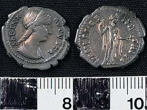 Thumbnail of Coin: Denarius of Sabina (1900.63.0146)