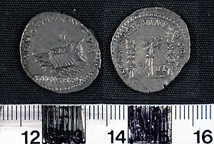 Thumbnail of Coin: Denarius of Mark Antony (1900.63.0321)