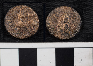 Thumbnail of Coin: AE 18, Ephesus (1900.63.0538)