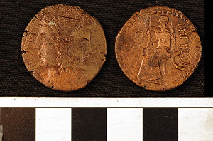 Thumbnail of Coin: AE 24, Calabria (1900.63.0599)
