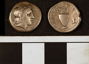 Thumbnail of Coin: Hemidrachm, Thebes or Lamia (1900.63.0602)