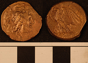 Thumbnail of Coin: AE 21, Bruttium (1900.63.0607)