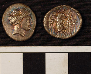 Thumbnail of Coin: Drachm, Chalcis (1900.63.0613)