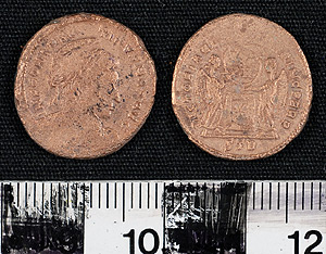 Thumbnail of Coin: AE Antoninianus of Constantius I (1900.63.1140)