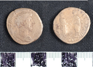 Thumbnail of Roman Coin: Dupondius of Marcus Aurelius (1900.63.1156)