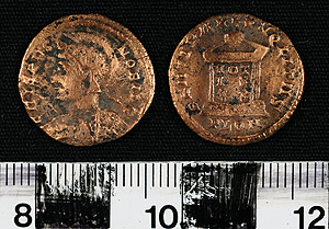 Thumbnail of Coin: AE 3 of Crispus Caesar (1900.63.1241)