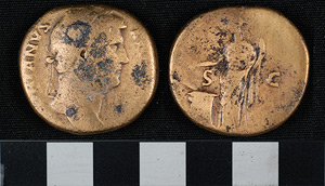 Thumbnail of Coin: Sestertius of Hadrian (1900.63.1349)