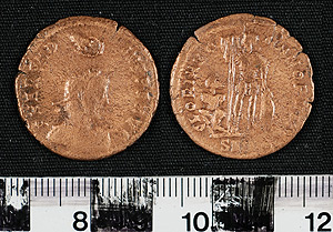 Thumbnail of Coin: Follis of Arcadius (1900.63.1350)