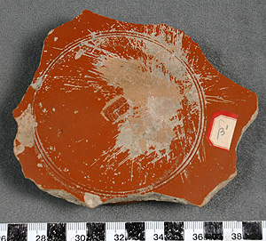 Thumbnail of Arretine Ware Plate Base Sherd (1915.03.0163)