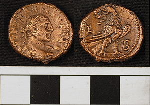 Thumbnail of Coin: Billon Tetradrachm of Alexandria (1917.63.0544)