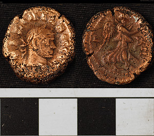 Thumbnail of Coin: Billon Tetradrachm of Alexandria (1917.63.0583)