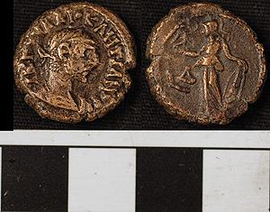 Thumbnail of Coin: Billon Tetradrachm of Alexandria (1917.63.0591)