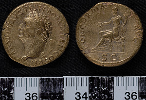 Thumbnail of Coin: Dupondius of Domitian (1919.63.0438)