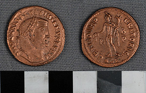 Thumbnail of Coin: Roman Empire, AE  follis of Galerius (1919.63.0490)