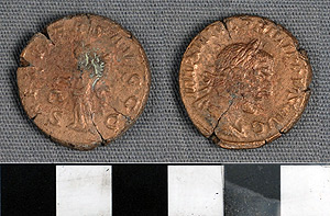 Thumbnail of Coin: Roman Empire, AE as of Philip I (1919.63.0492)