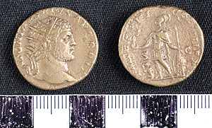 Thumbnail of Coin: Dupondius of Caracalla (1919.63.0505)